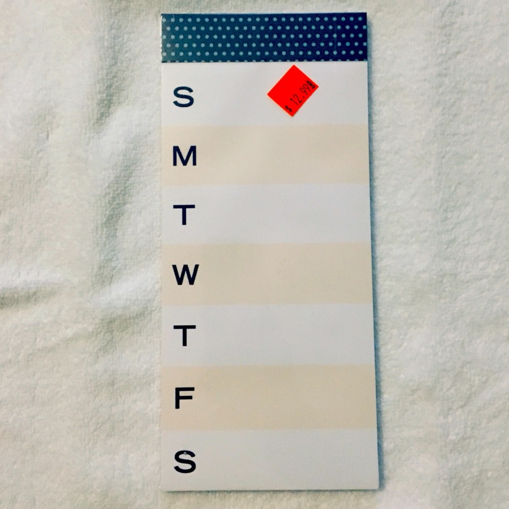 🆕 2 for $10 | Undated Weekly List Pad
